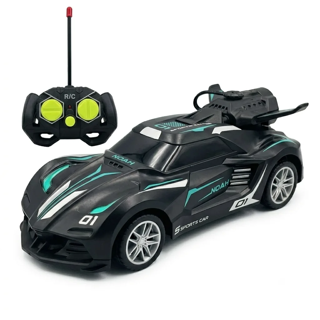 D-Power Speed X Stunt Spray Runner RC Car with LED lights, spray mist effect and high-speed remote control