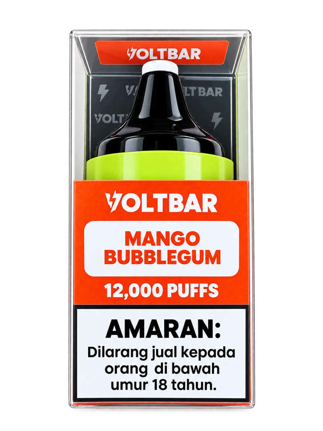 VOLT BAR Mango Bubblegum 12,000 Puffs product packaging