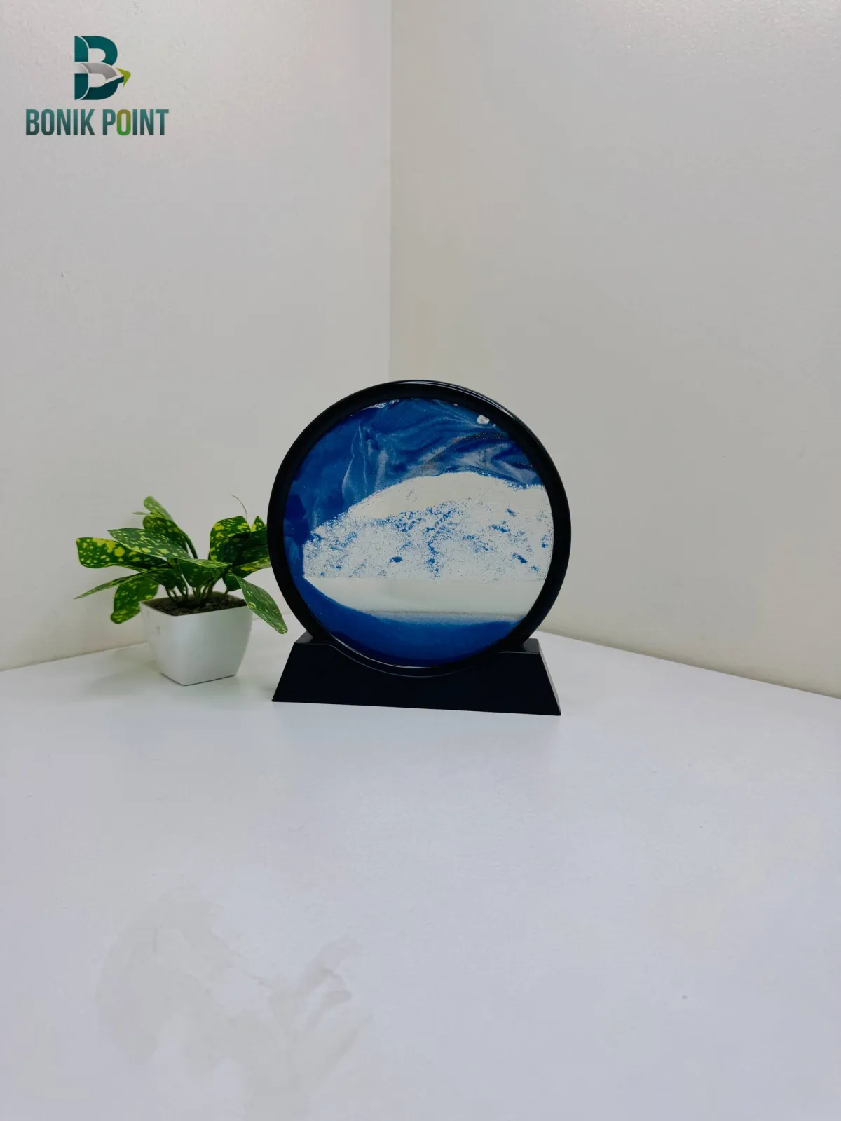 Creative 3D Moving Sand Art Hourglass Flowing Quicksand, Deep Sea, Sandscape Mountain Painting Office Home Decor Gift product image