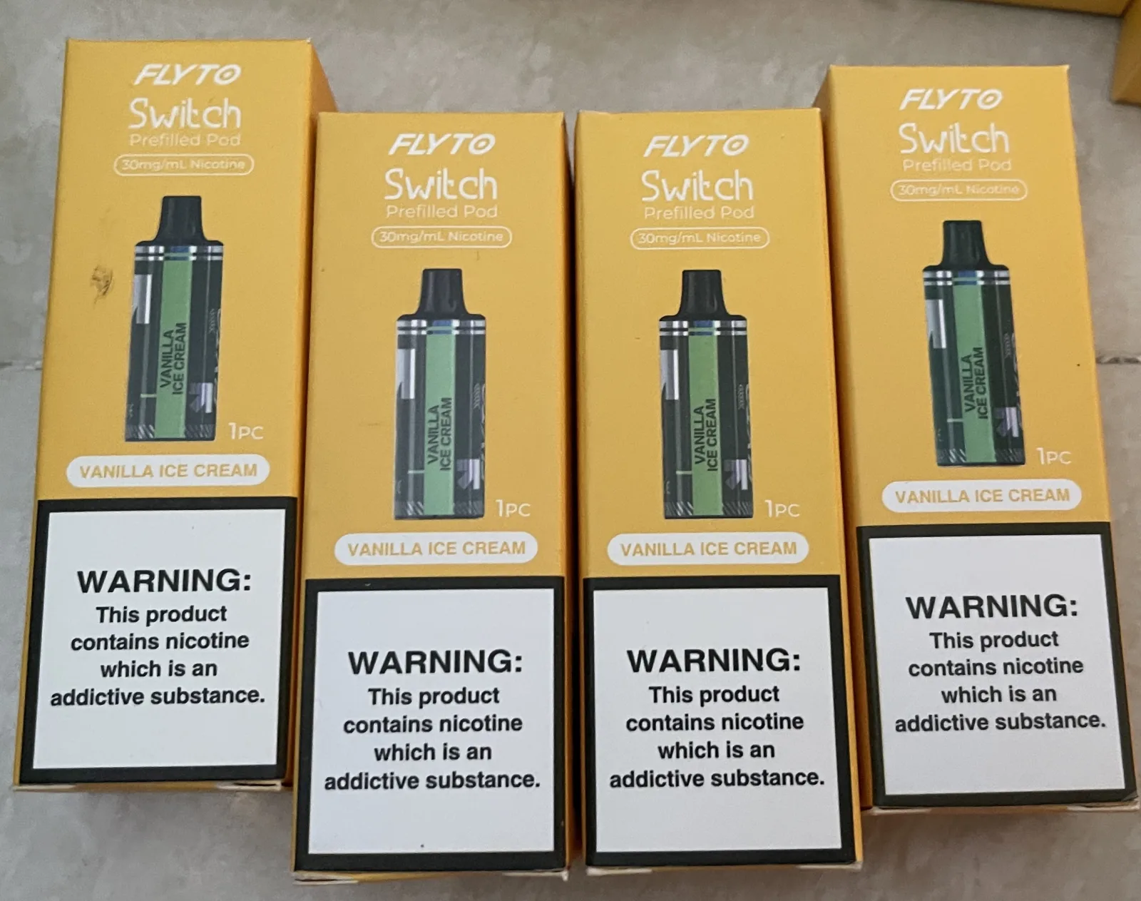 FLYTO Switch Prefilled Pod – Vanilla Ice Cream Flavor product image 3