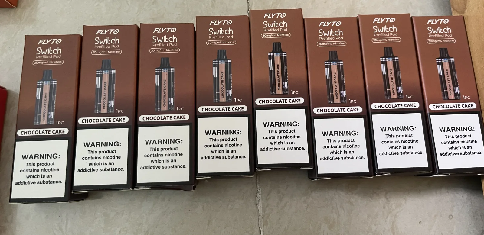 FLYTO Switch Prefilled Pod – Chocolate Cake Flavor product image 2
