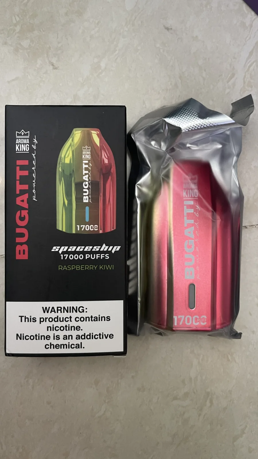 Aroma King Bugatti Spaceship 17000 Puffs Disposable Vape product image 2